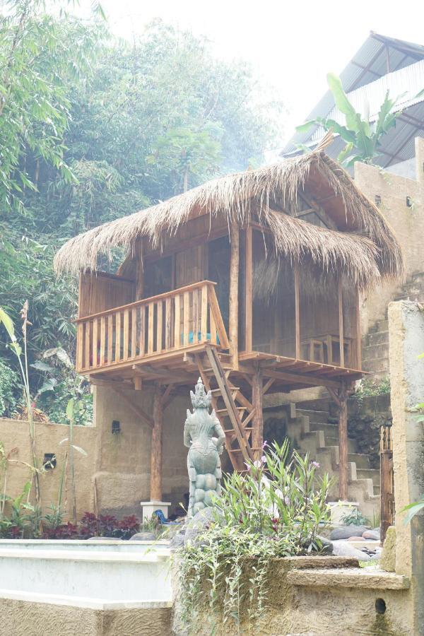 Bali Bamboo Jungle Huts And Hostel Tampaksiring Exteriör bild