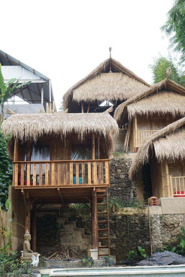 Bali Bamboo Jungle Huts And Hostel Tampaksiring Exteriör bild